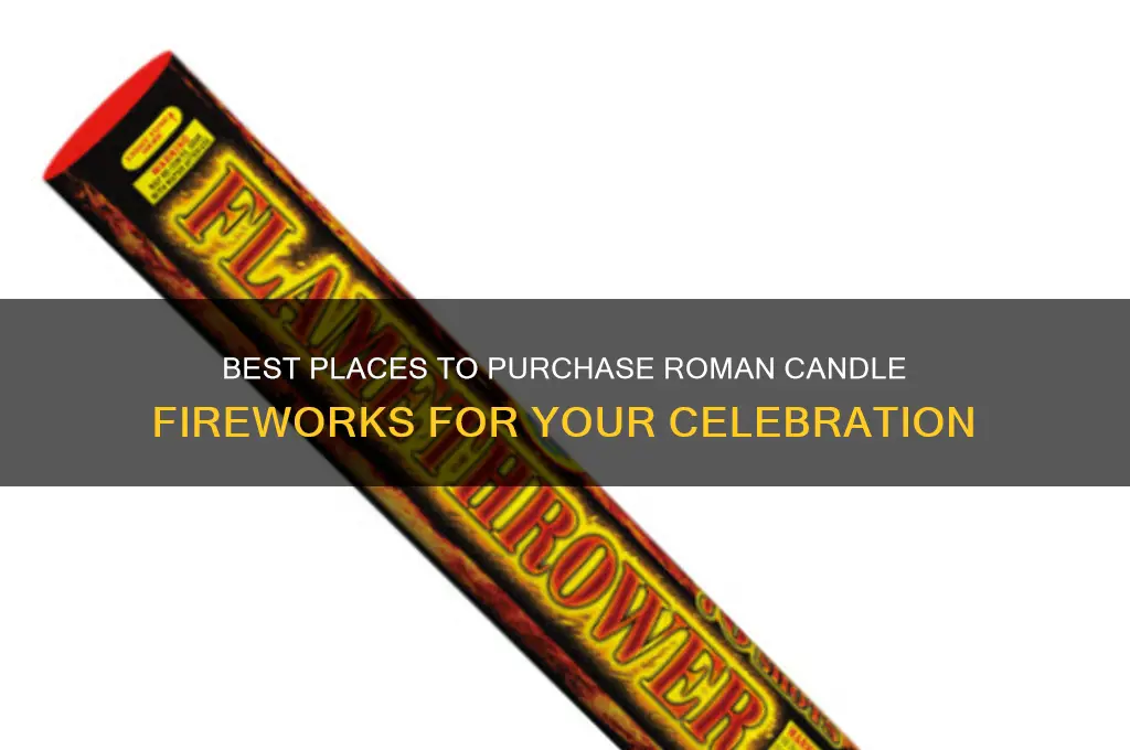 where to buy roman candle fireworks