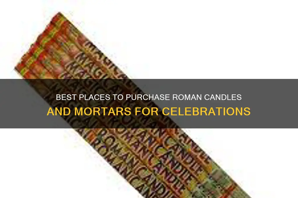 where to buy roman candles and morters