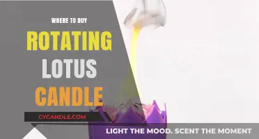 Best Places to Purchase Rotating Lotus Candles Online and In-Store
