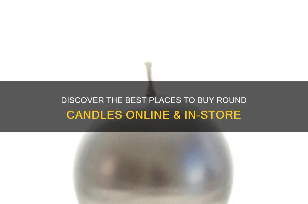 where to buy round candles