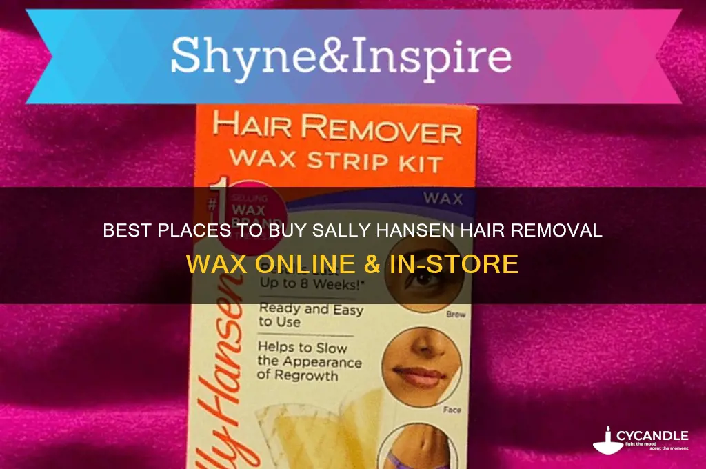 where to buy sally hansen hair removal wax