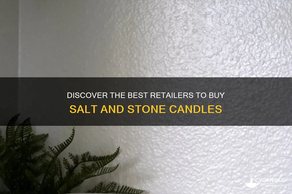 where to buy salt and stone candle