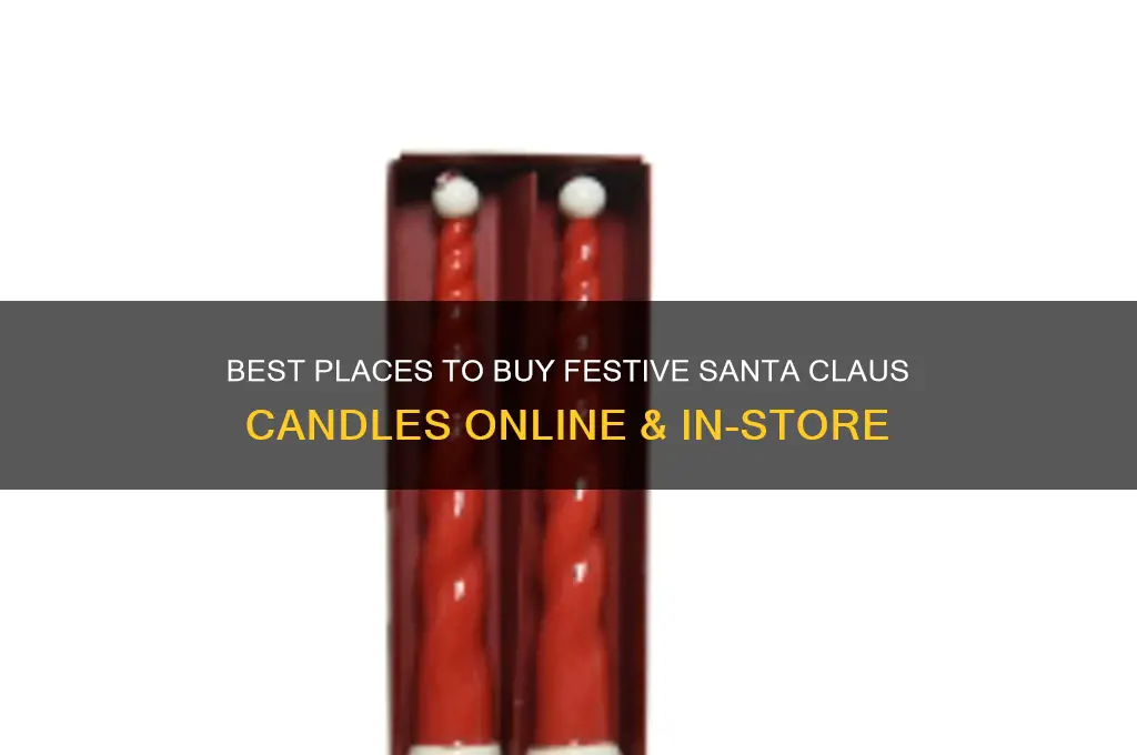 where to buy santa claus candles