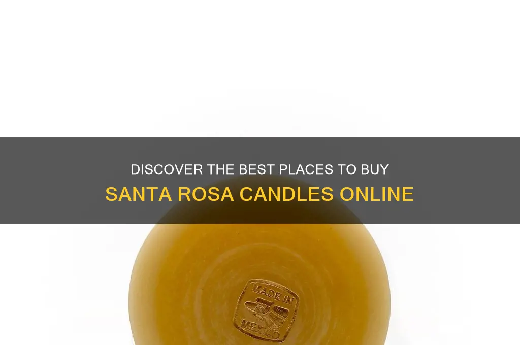 where to buy santa rosa candles