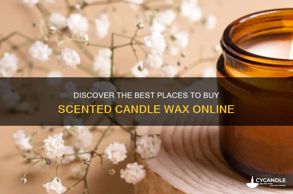 where to buy scented candle wax