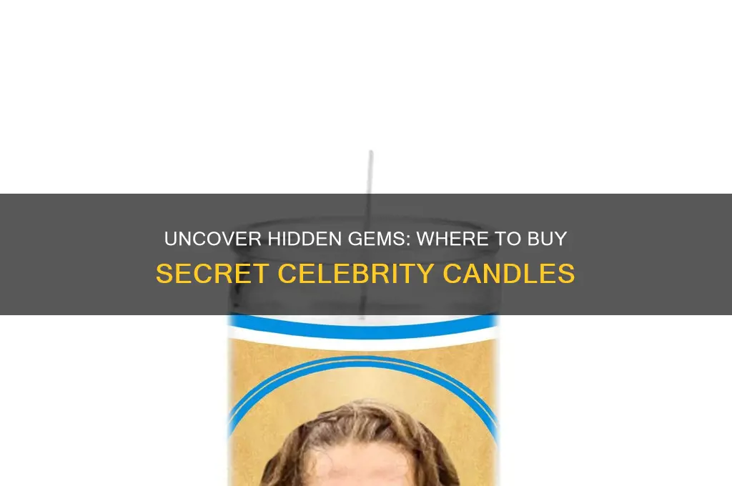 where to buy secret celebrity candles