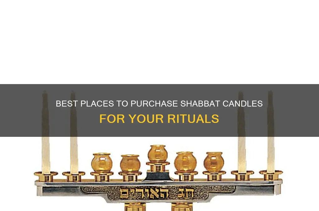 where to buy shabbat candles