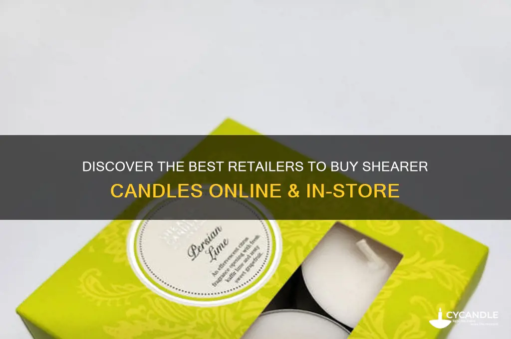 where to buy shearer candles