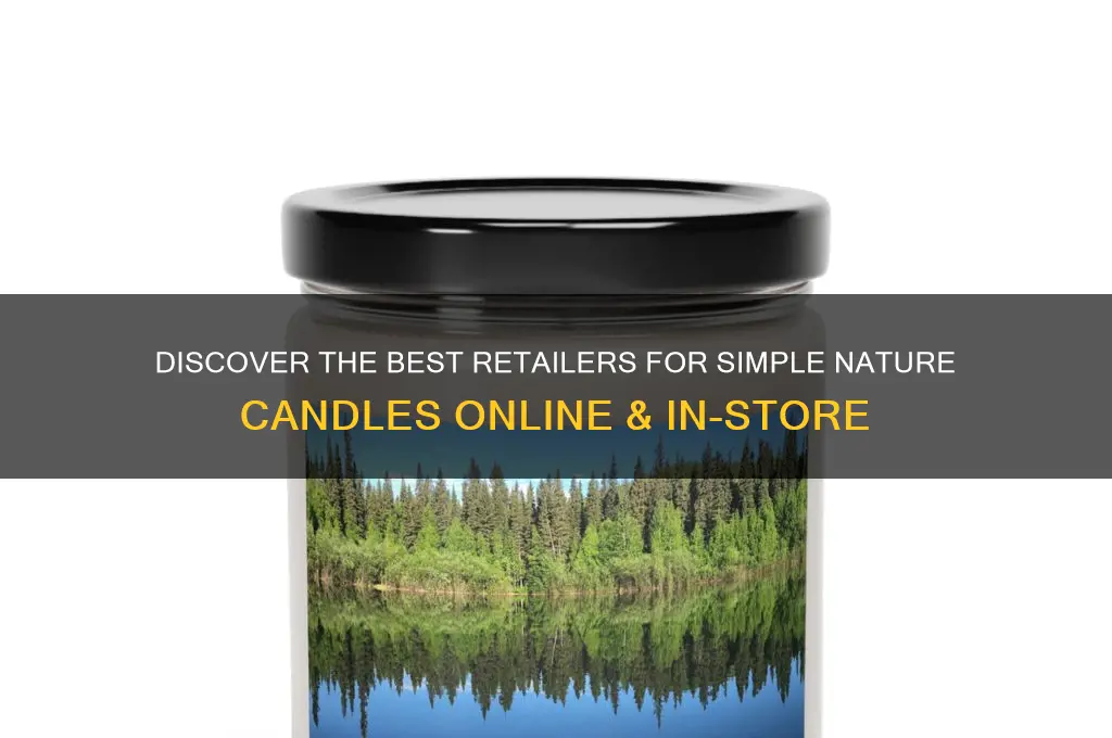 where to buy simple nature candles