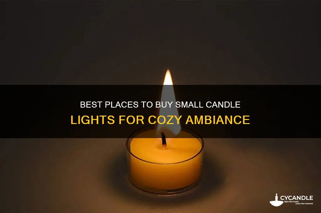 where to buy small candle lights