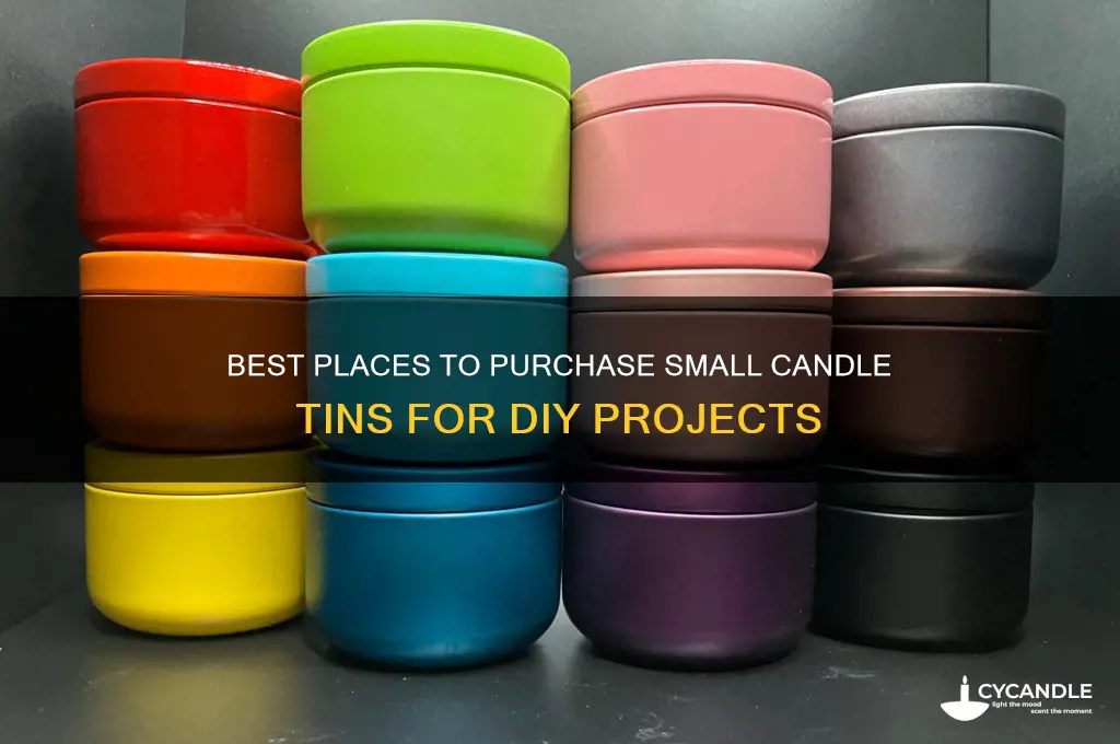 where to buy small candle tins