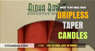 Best Places to Buy Small Green Dripless Taper Candles