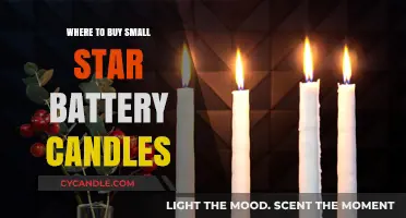 Best Places to Buy Small Star Battery Candles Online & In-Store