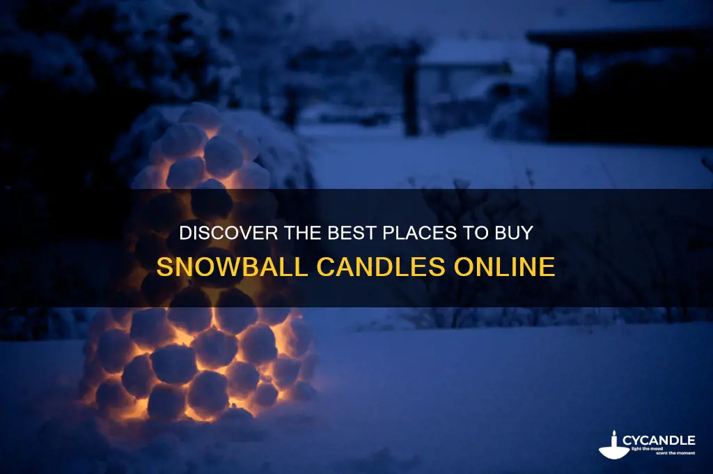 where to buy snowball candles