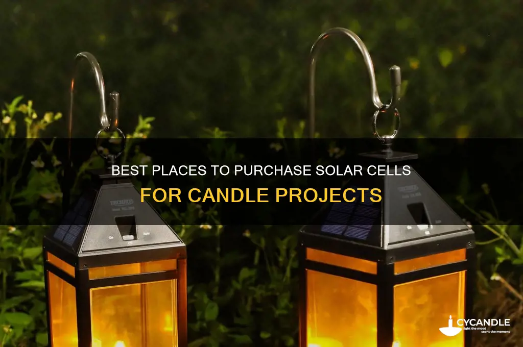 where to buy solar cells for candle