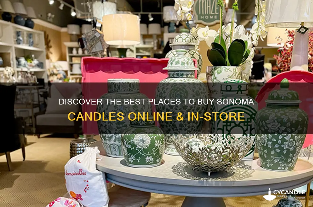 where to buy sonoma candles