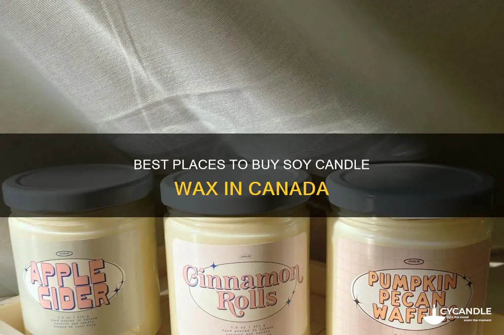where to buy soy candle wax in canada