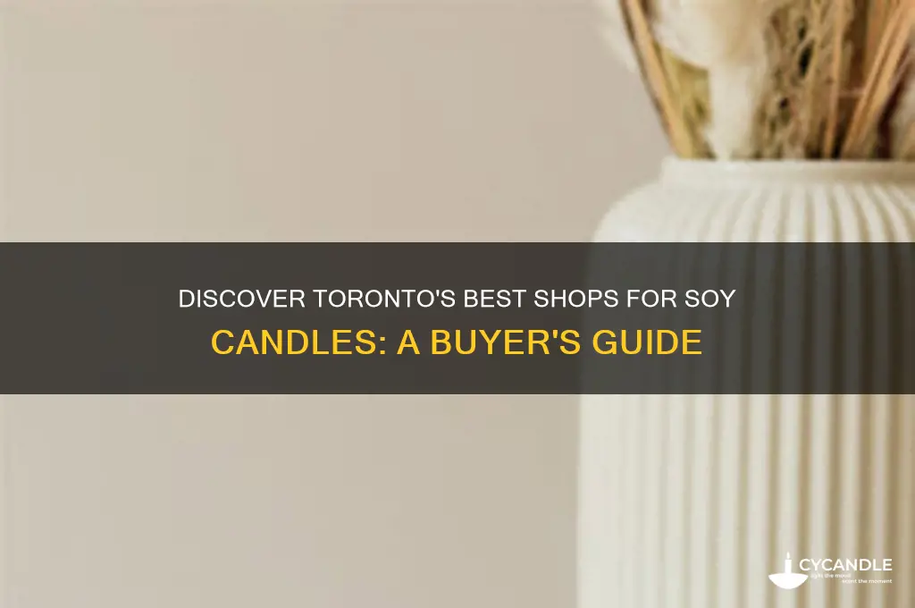 where to buy soy candles in toronto