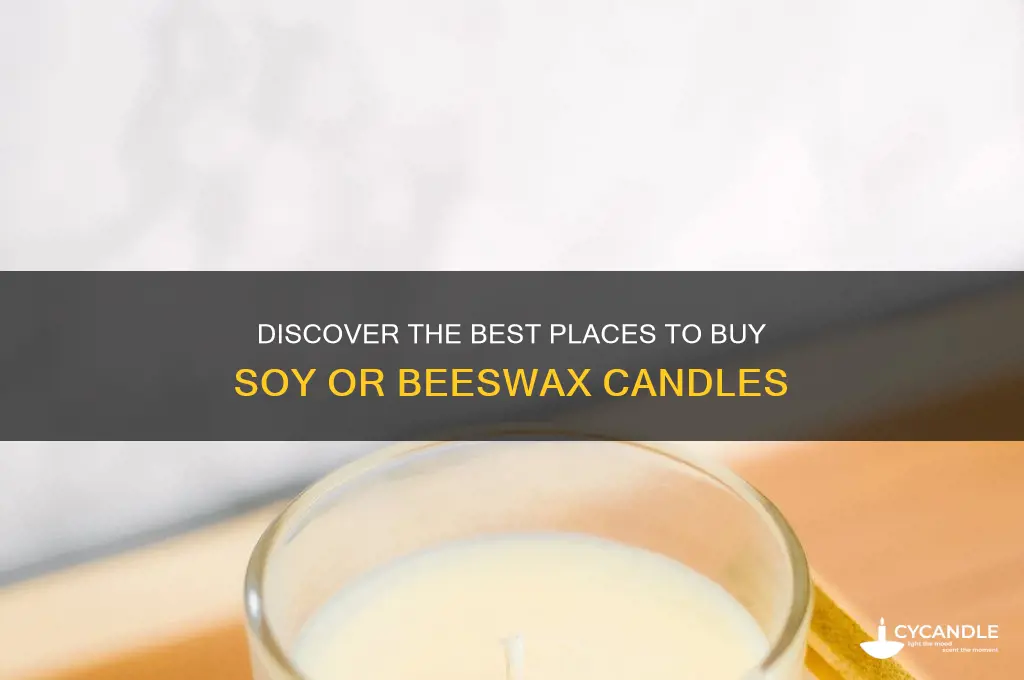where to buy soy or beeswax candles