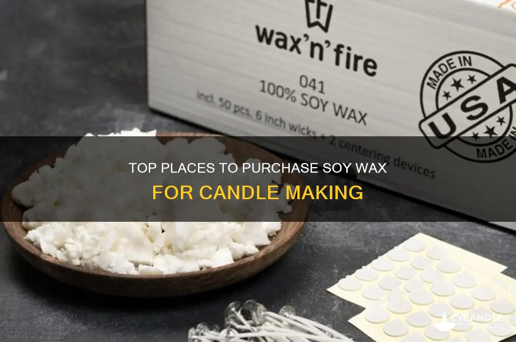 where to buy soy wax for candles