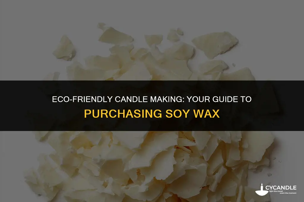 where to buy soy wax