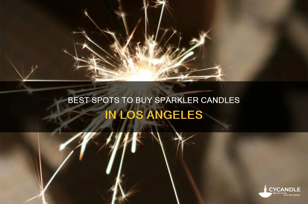 where to buy sparkler candles in los angeles