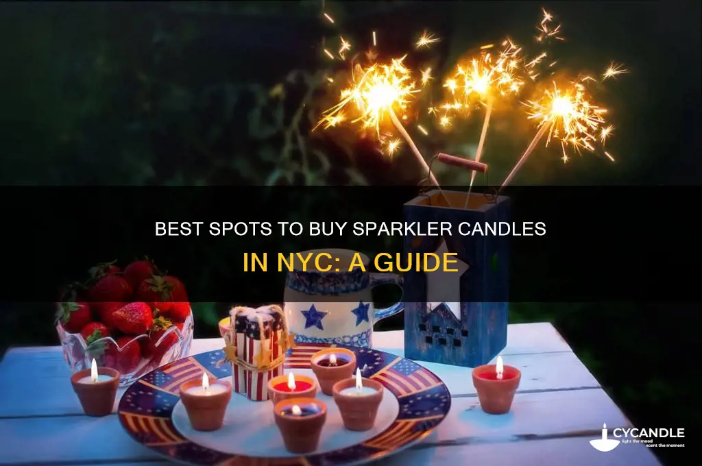 where to buy sparkler candles in nyc