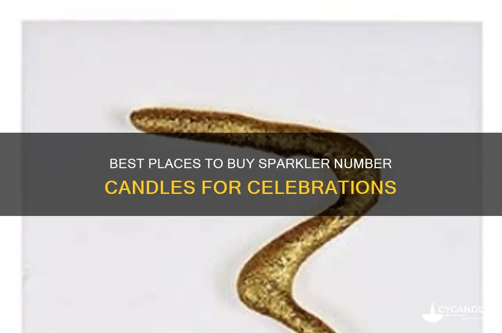 where to buy sparkler number candles