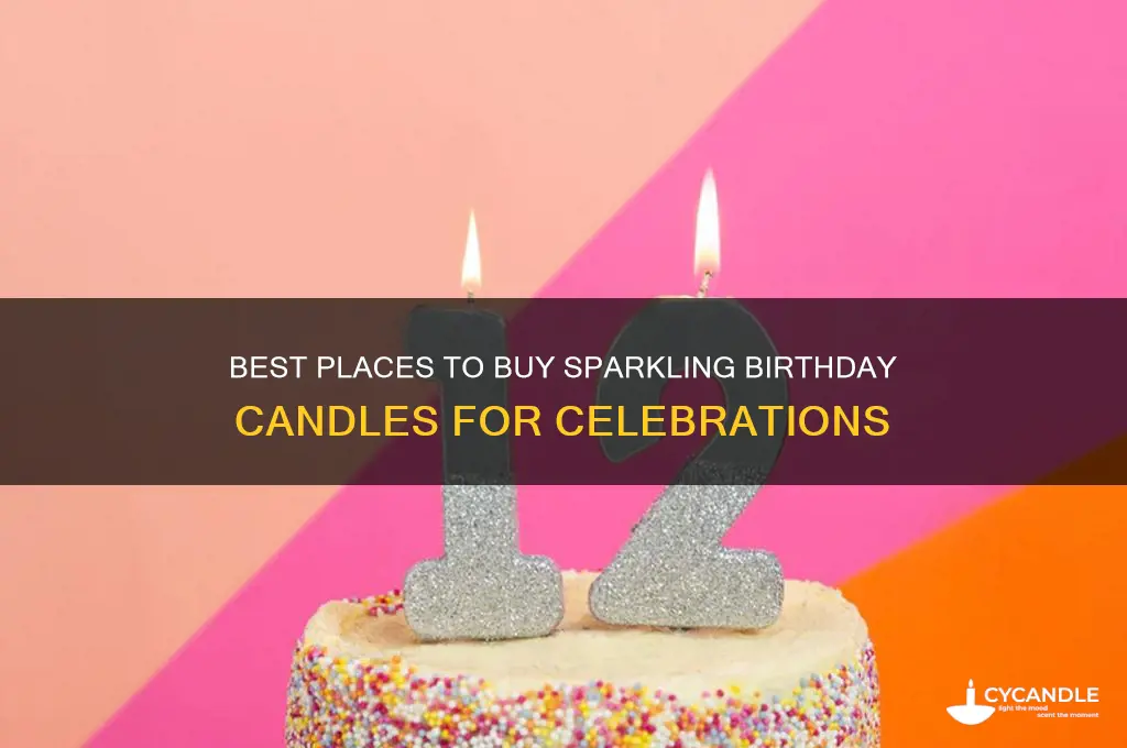 where to buy sparkling birthday candles