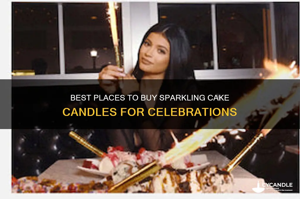where to buy sparkling cake candles