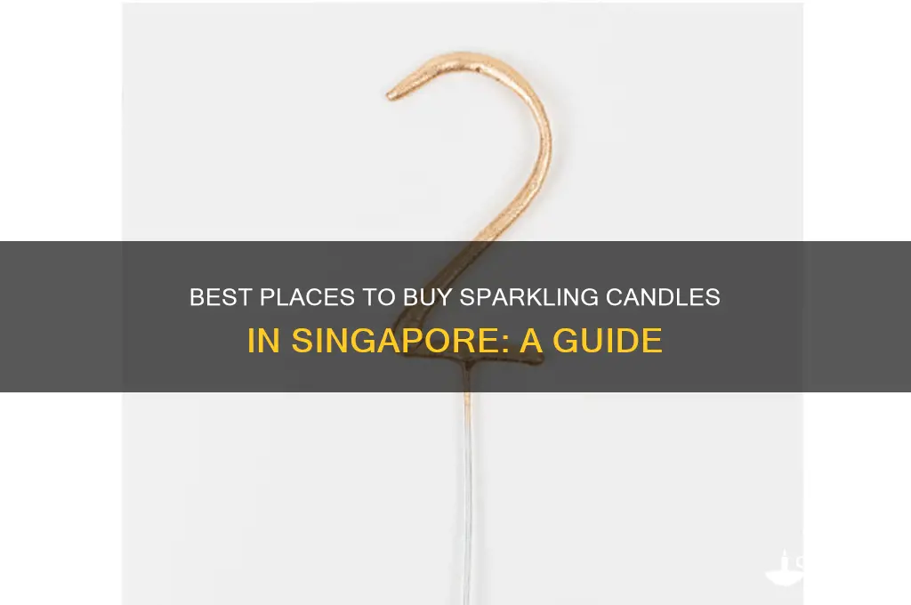 where to buy sparkling candles in singapore