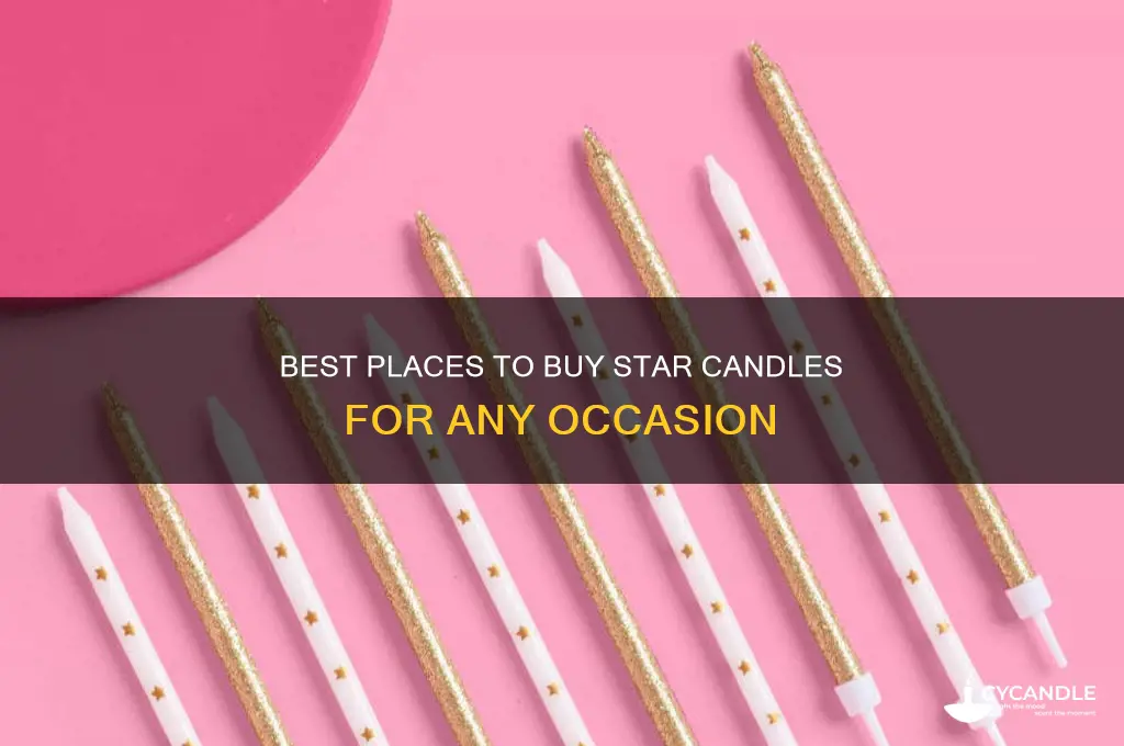 where to buy star candles