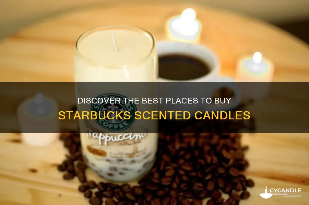 where to buy starbucks scented candle