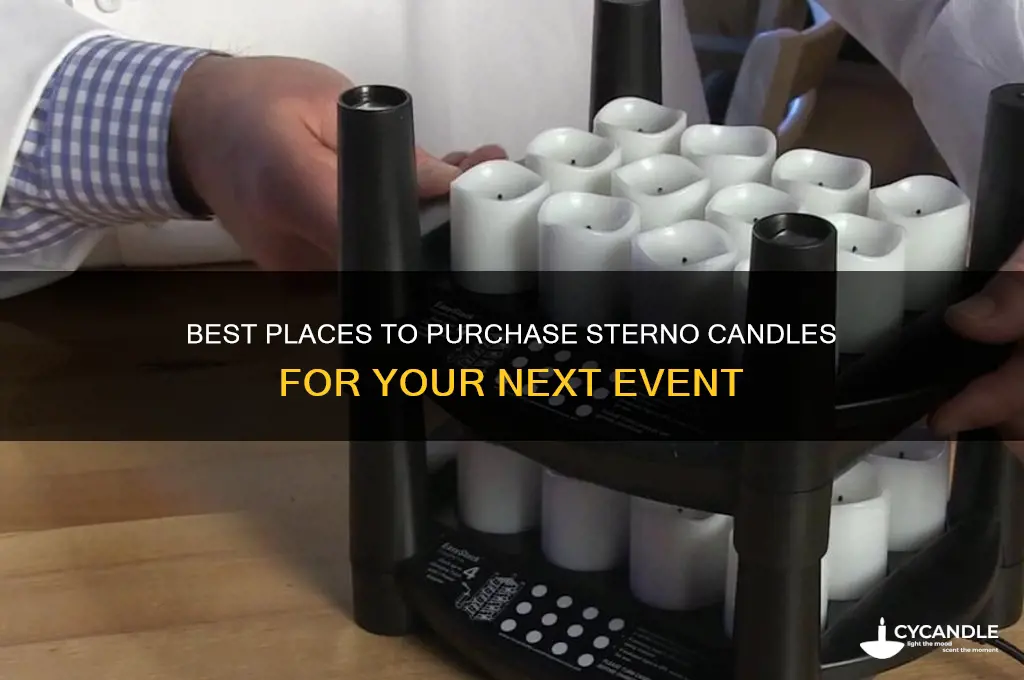 where to buy sterno candles