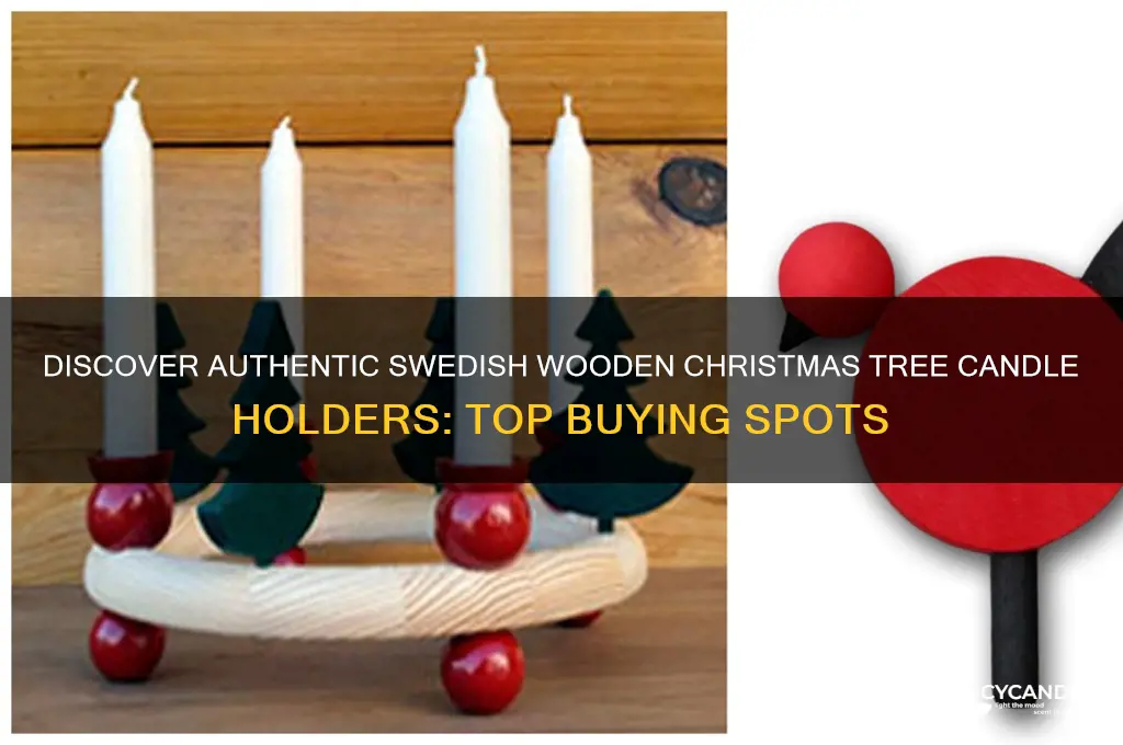 where to buy swedish wooden christmas tree candle holder