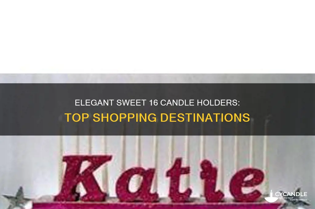 where to buy sweet 16 candle holders