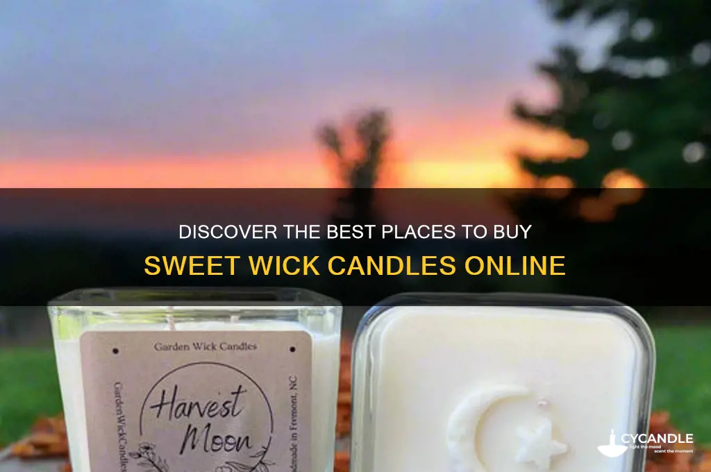 where to buy sweet wick candles