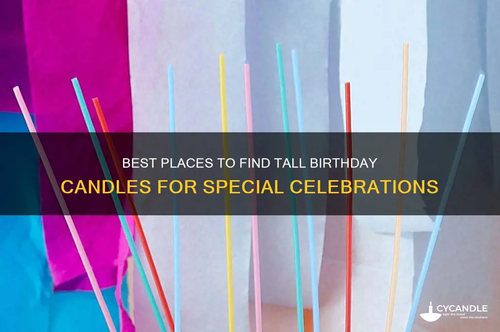 where to buy tall birthday candles