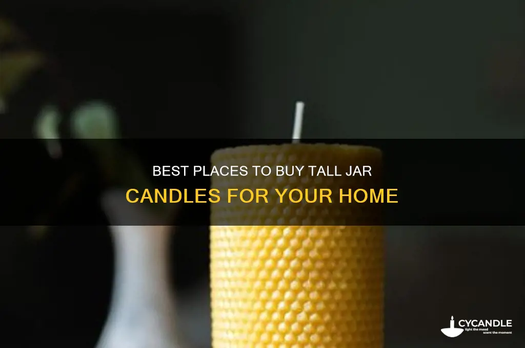 where to buy tall jar candles