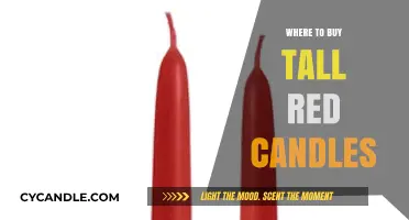 Best Places to Purchase Tall Red Candles for Any Occasion