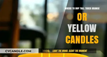 Best Places to Purchase Tall, Thick Orange or Yellow Candles