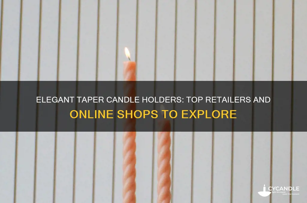 where to buy taper candle holders