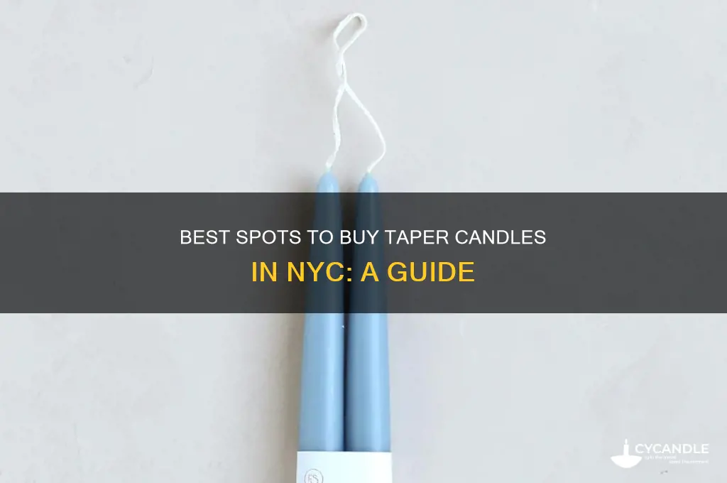 where to buy taper candles nyc