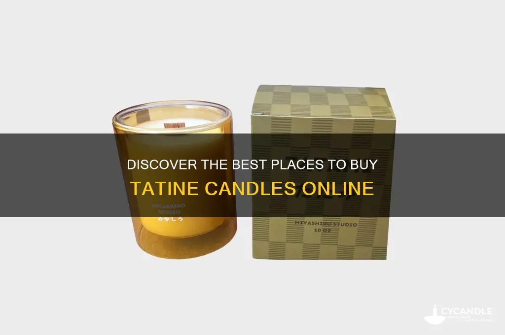 where to buy tatine candles