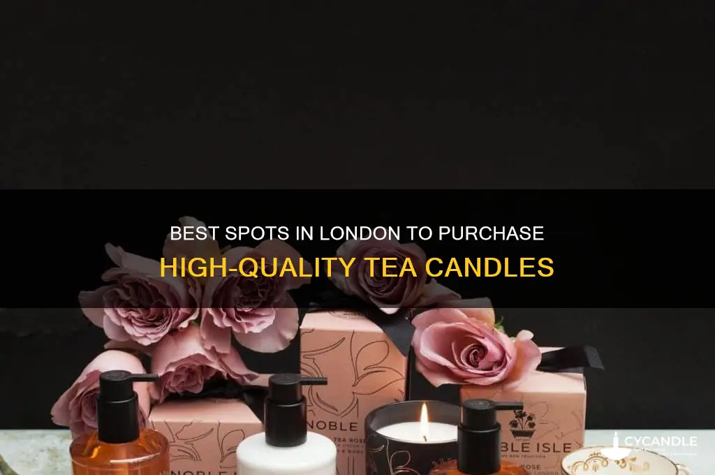 where to buy tea candles london