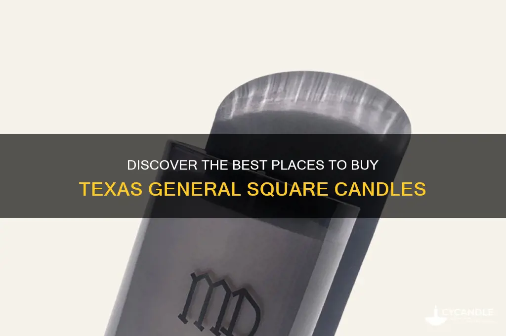 where to buy texas general square candles