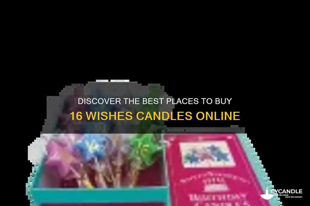 where to buy the candles from 16 wishes