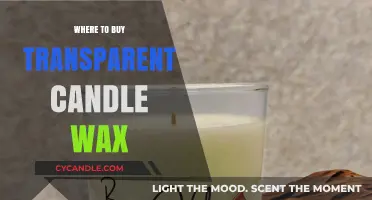 Best Places to Purchase Transparent Candle Wax for DIY Projects