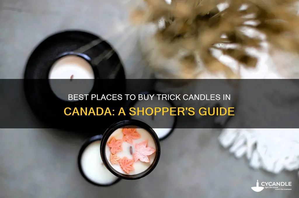 where to buy trick candles in canada