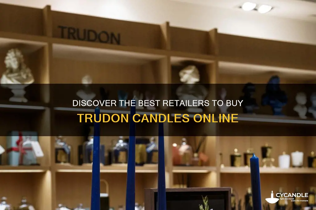 where to buy trudon candles